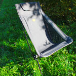 SNOWLINE PENDER WIDE FALTBARER CAMPINGSTUHL, GRAU, 45CM SITZHÖHE