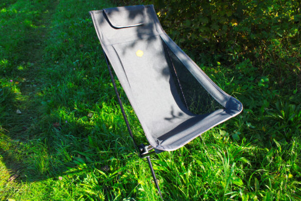 SNOWLINE PENDER WIDE FALTBARER CAMPINGSTUHL, GRAU, 45CM SITZHÖHE