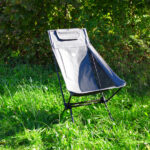 SNOWLINE PENDER WIDE FALTBARER CAMPINGSTUHL, GRAU, 45CM SITZHÖHE