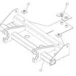 MONTAGERAHMEN TOYOTA LANDCRUISER J12 + J15, NUR SERIE 22