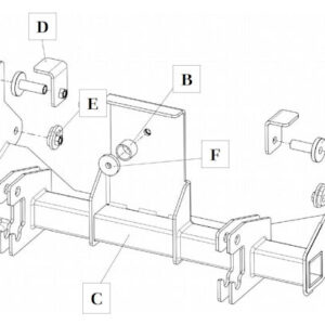 MONTAGERAHMEN MITSUBISHI L200 AB 2015-