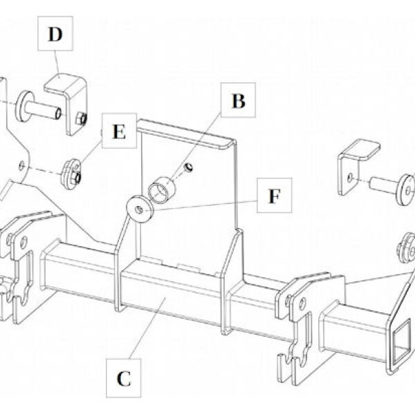 MONTAGERAHMEN MITSUBISHI L200 AB 2015-