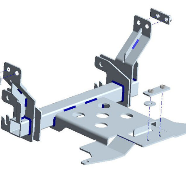 MONTAGERAHMEN TOYOTA HILUX AB 2016