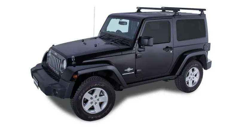 RHINO RACK HEAVY DUTY 1500MM (2),SCHWARZ BACKBONE, RX300, WRANGLER JK, 2-TRG
