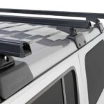 RHINO RACK HEAVY DUTY (3) 1500MM,SCHWARZ BACKBONE+RCL, JEEP WRANGLER JL, 4-TRG.