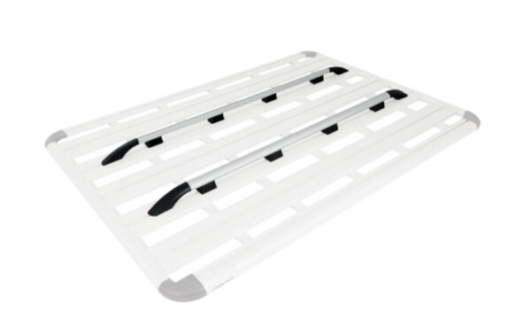 RHINO RACK RELING SEITLICH FÜR PIONEER PLATTFORM, 1900+2100MM, SILBER