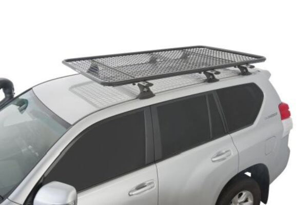 RHINO RACK DACHTRÄGER M. GITTER, STAHL, 2100 X 1165, SCHWARZ PULVERBESCHICHTET