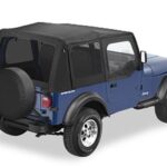 Ersatz-Softtop "getönt" ohne Gestänge mit Steckfenstern für Halb