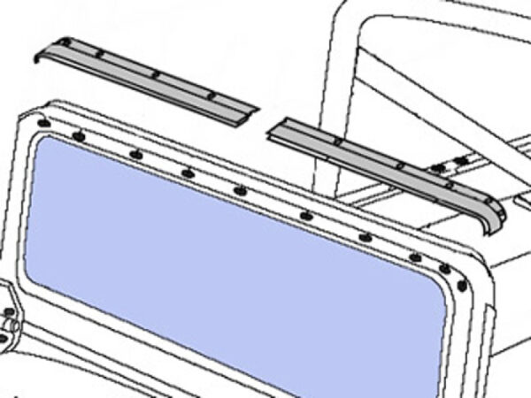 Bestop Softtopleiste schwarz CJ: 76 - 86 | Wrangler YJ: 87 - 95