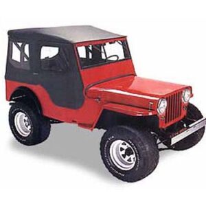 Bestop Tigertop-Softtop  ohne Schienensystem mit Druckknöpfen  Black Crush CJ: 41 - 49