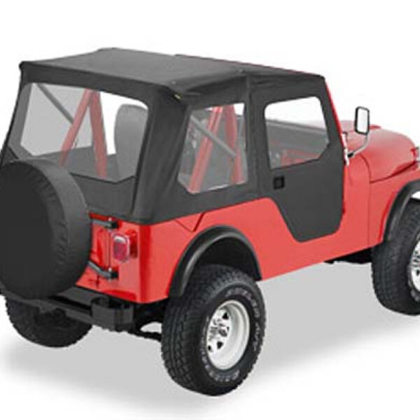 Bestop Tigertop-Softtop  ohne Schienensystem mit Druckknöpfen  Black Crush CJ5: 55 - 75