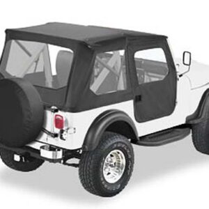 Bestop Tigertop-Softtop  ohne Schienensystem mit Druckknöpfen  Black Crush CJ7: 76 - 86