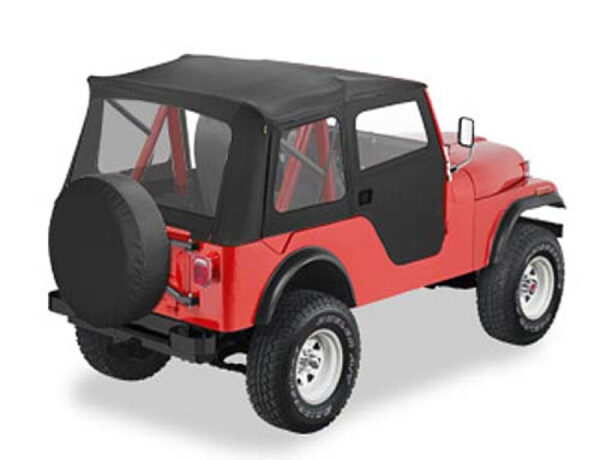Bestop Supertop Softtop mit teilbaren Softtoptüren Black Crush Jeep CJ5: 55 - 75