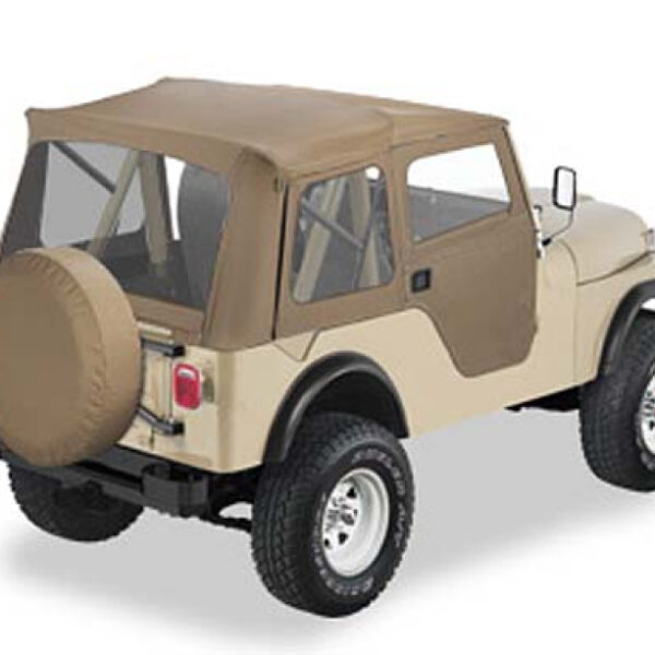 Bestop Supertop  mit teilbaren Softtoptüren  Tan  CJ5: 55 - 75