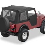 Bestop Supertop mit teilbaren Türen Black Denim CJ5: 76 - 83