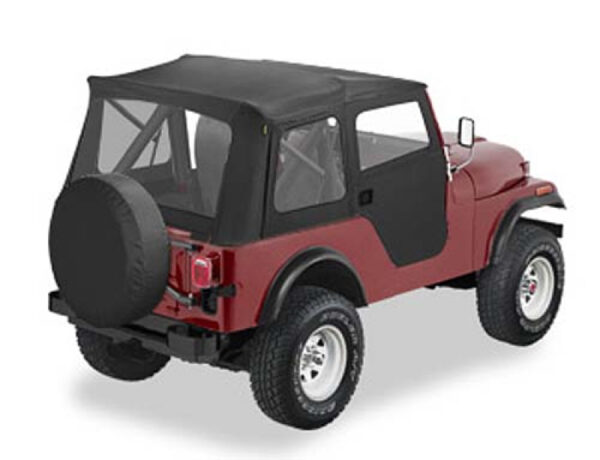 Bestop Supertop mit teilbaren Türen Black Denim CJ5: 76 - 83