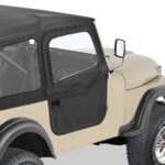 Teilbare Türen Black Denim Jeep CJ7 76-80