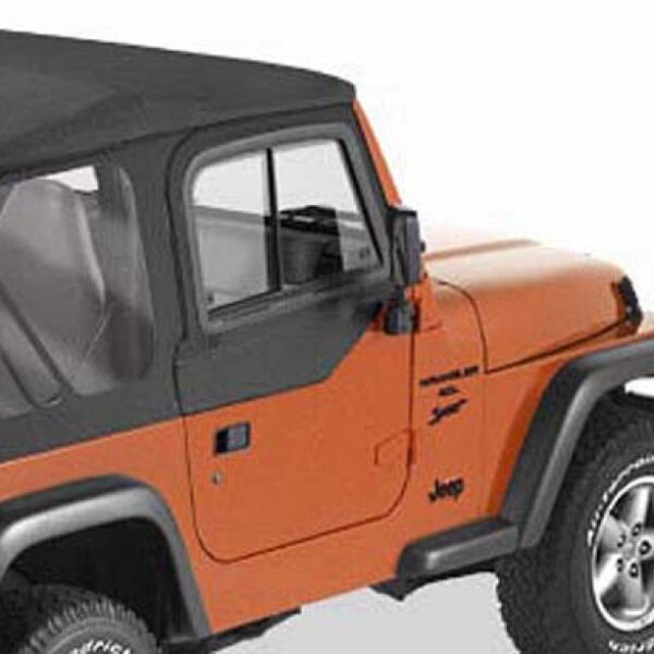 Steckfensterset mit Schiebefenster für Halbtüren Black Diamond - Wrangler TJ 96-06