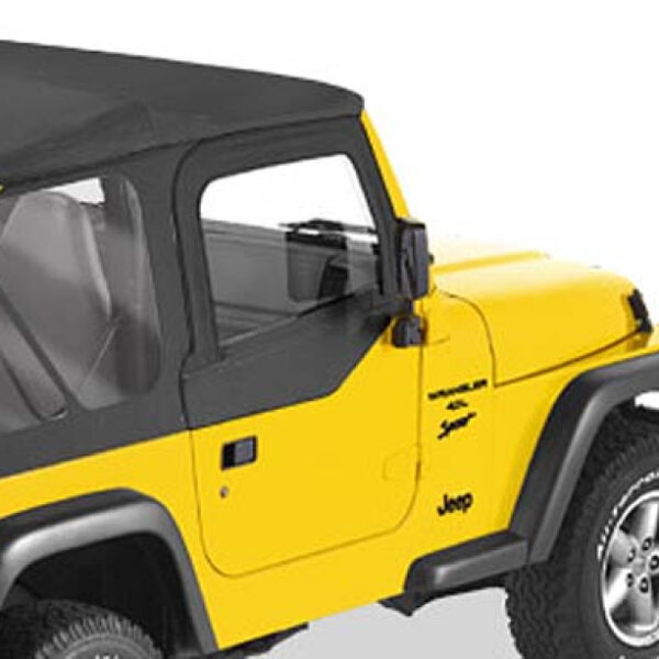 Steckfensterset für Halbtüren Black Denim - Wrangler TJ 96-06