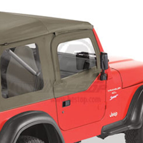 Steckfensterset für Halbtüren Khaki Diamond - Wrangler TJ 96-06