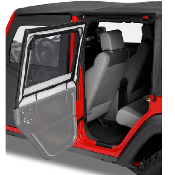 Element Steckfensterset hinten Black Diamond Jeep JK 07-18