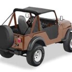 Traditional Bikinitop Black Crush - Jeep CJ5 55 - 75