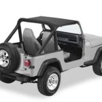 Strapless Bikinitop Black Denim