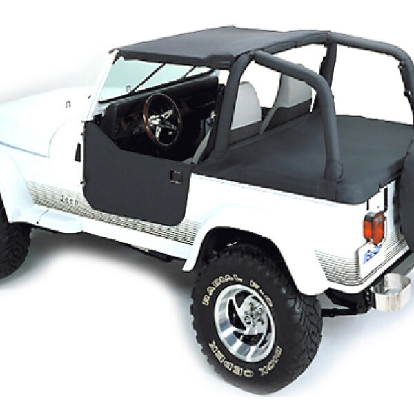 Strapless Bikinitop Black Denim