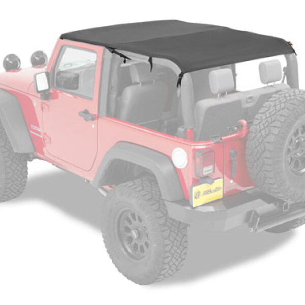 Cable-style Bikinitop Safari Black Diamond - 2-Türer Wrangler JK 10 - 18