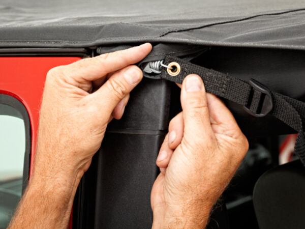 Cable-style Bikinitop Safari Khaki Diamond - 2-Türer Wrangler JK 10 - 18