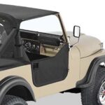 Bestop Halbtüren-Set Black Crush Jeep CJ7: 81 - 86 | Wrangler YJ: 87 - 95