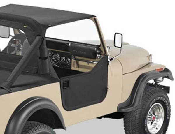Bestop Halbtüren-Set Black Crush Jeep CJ7: 81 - 86 | Wrangler YJ: 87 - 95