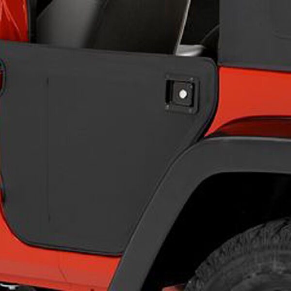 Halbtüren Set hinten Black Diamond Jeep JK 07-18