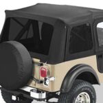 Bestop Getönte Scheiben für Supertop Black Denim CJ: 76 - 86 | Wrangler YJ: 87 - 95