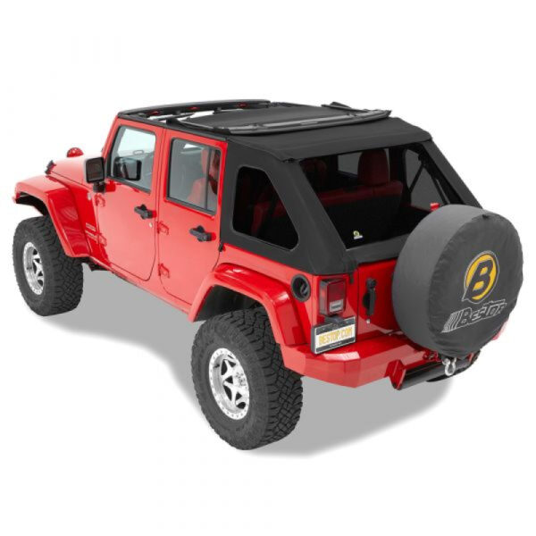 Ersatz Softtop Trektop NX  Black Twill 4-Türer Jeep JK 07-18