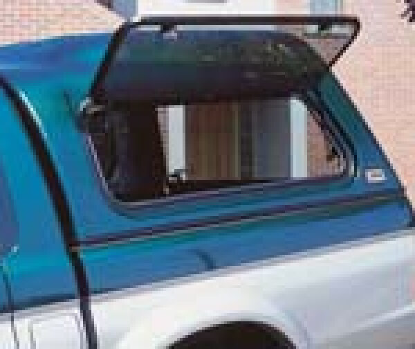 Klappfenster links, ARB-Tops X/tra Cab