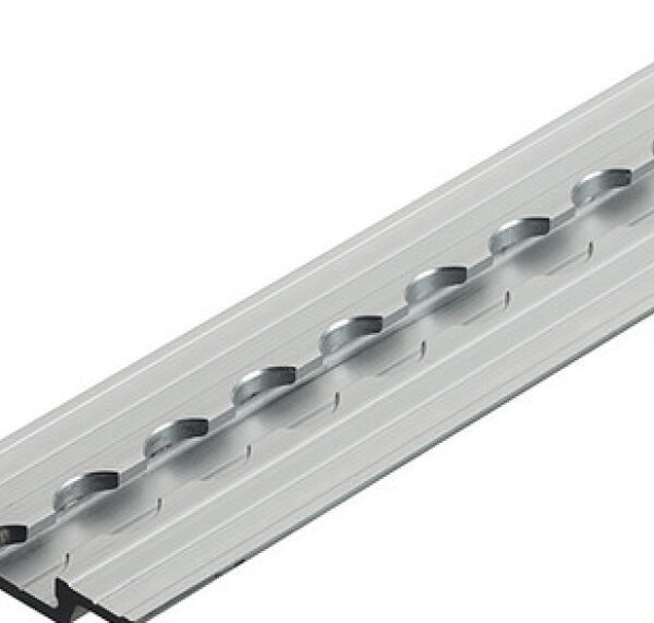 AJ-AIRLINE SCHIENE, ALUMINIUM, 1997MM STANDARD, MIT FLÜGEL, 60MM