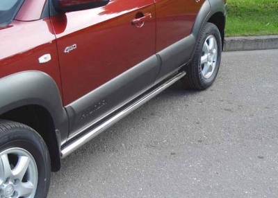 Seitliche Schwellerrohre (Satz) Ø 60 mm, Edelstahl poliert