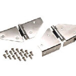 Scheibenrahmen-Scharnier-Set Edelstahl (3-Loch) CJ