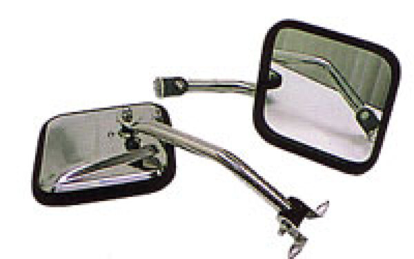 Einarmspiegel-Set Edelstahl seitlich CJ