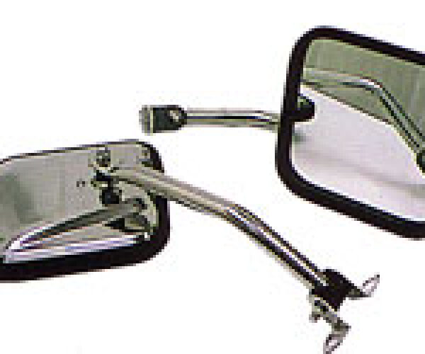 Einarmspiegel-Set Edelstahl seitlich CJ