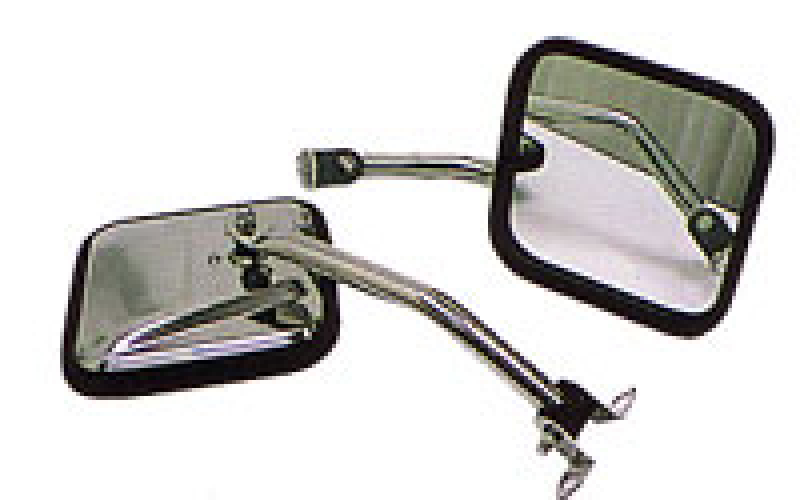 Einarmspiegel-Set Edelstahl seitlich CJ