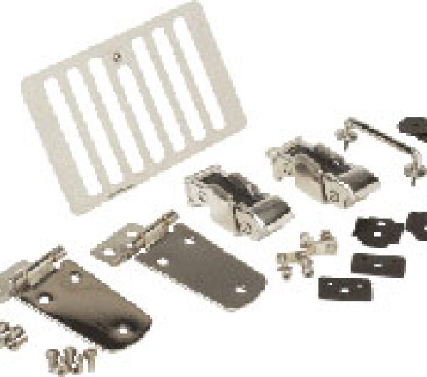 Motorhauben set Edelstahl 4 teilig TJ