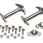 Motorhauben-Verschlusshacken set Edelstahl CJ