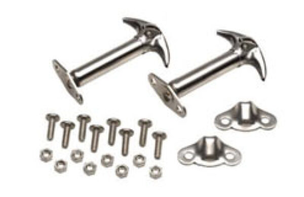 Motorhauben-Verschlusshacken set Edelstahl CJ