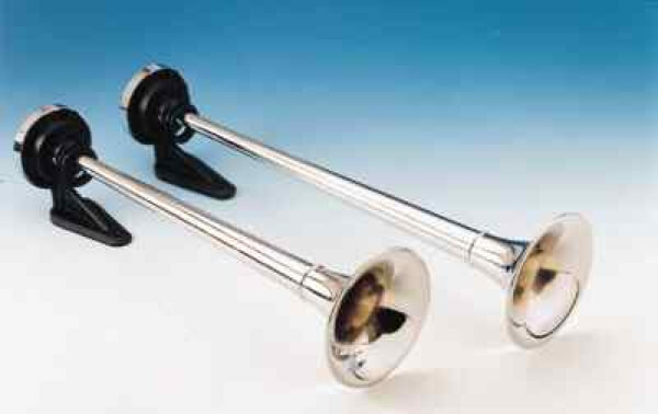 Einzelhorn verchromt 68 cm