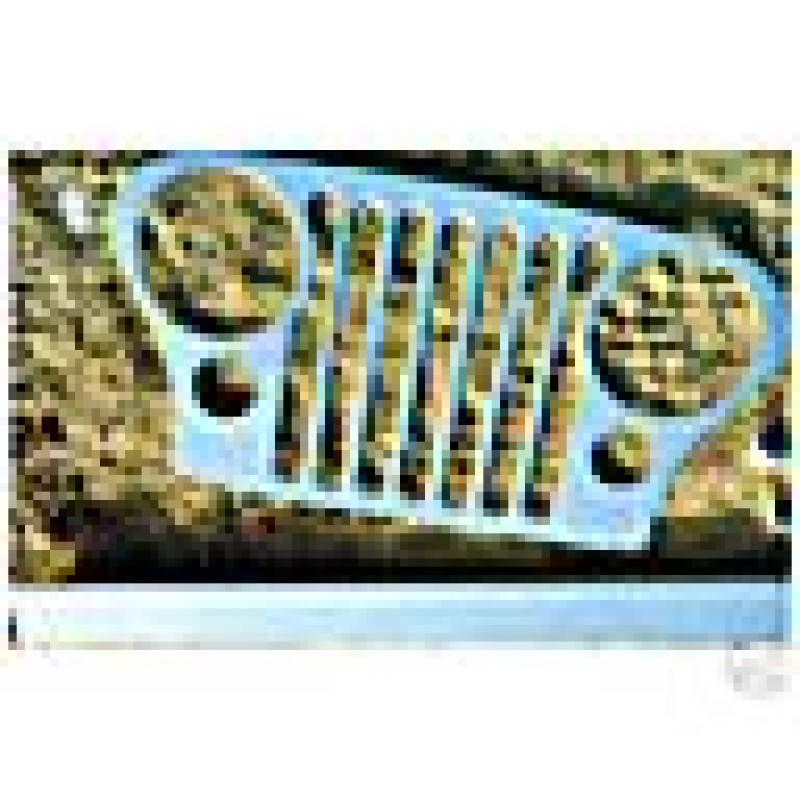 Kühlergrillblende Edelstahl CJ