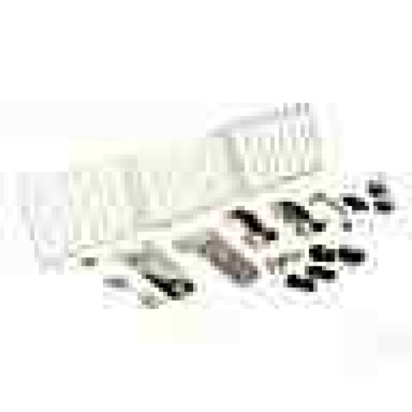 Motorhauben set Edelstahl 4 teilig TJ