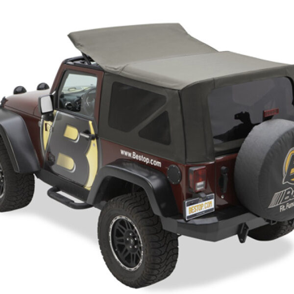 Sailcloth RAT mit getönte Scheiben Khaki Diamond 2-Türer Jeep JK 11-18
