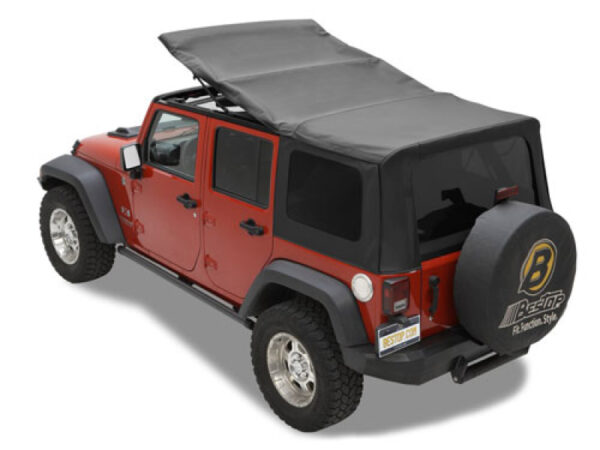 Ersatz Softtop 4-Türer Black Twill Jeep JK 07-09